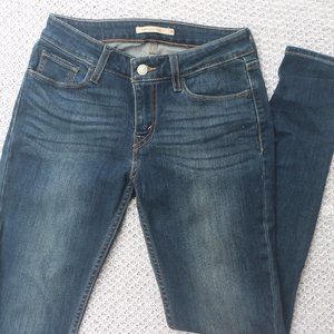 Levi's 535 Super Skinny Jeans [size W28 L30] (dark wash) barely used!